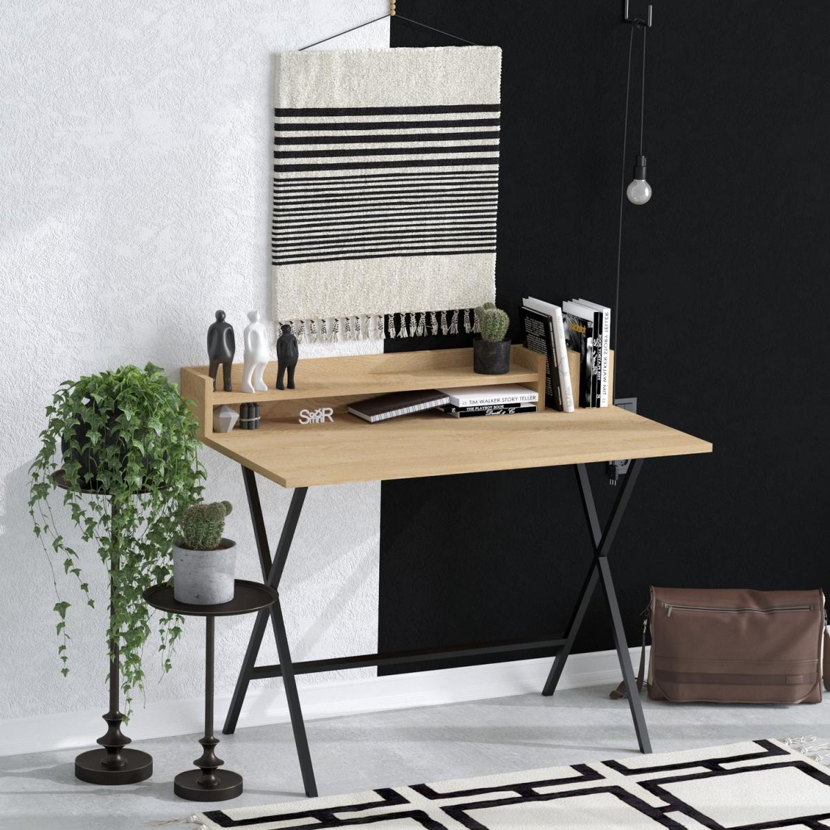 Seramood Oak Savant Computer Desk - Oak – image 3