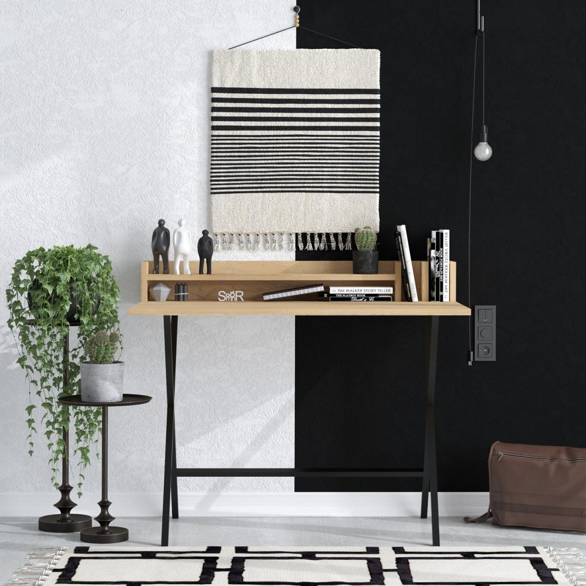 Seramood Oak Savant Computer Desk - Oak – image 5