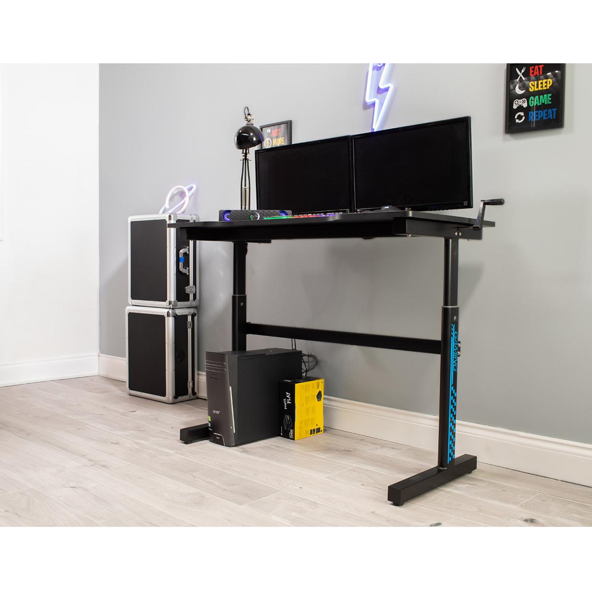 Power E Gaming Desk - Black – image 3