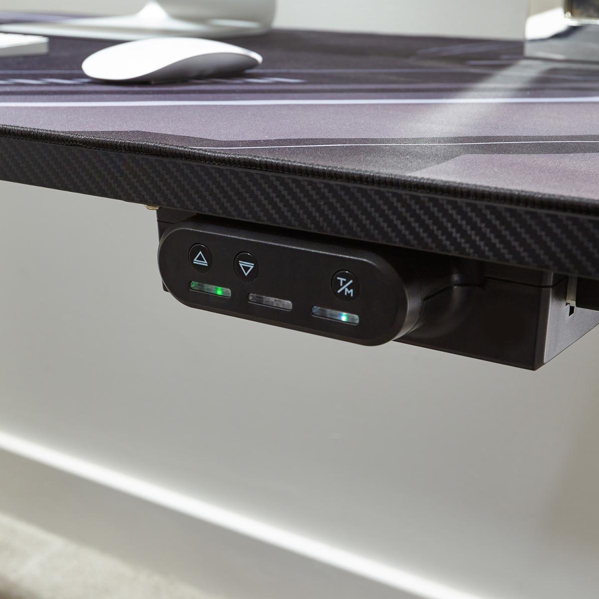 Stratos Electric Height Adjustable Standing Desk - Carbon Black – image 4