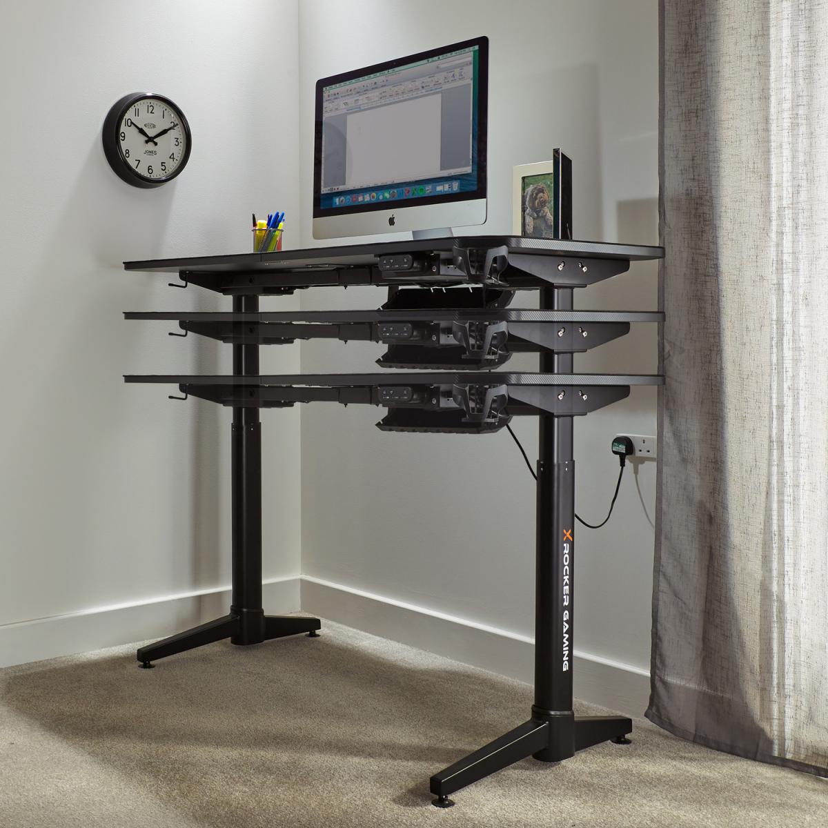 Stratos Electric Height Adjustable Standing Desk - Carbon Black – image 6