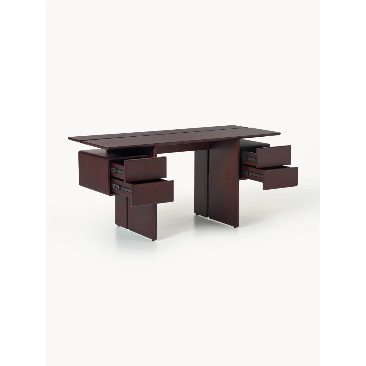 Mango Wood Desk Lawrence with Drawers – image 3