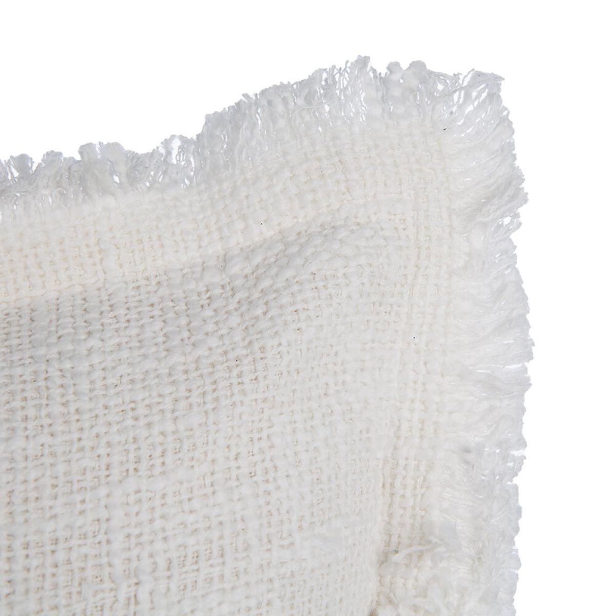 Neem - Textured Cotton Cushion - 50x50cm - Natural – image 5