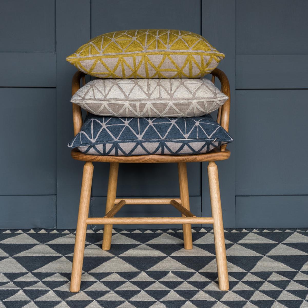 Niki Jones - Berber Cushion - 50x50cm - Ecru & Natural – image 4