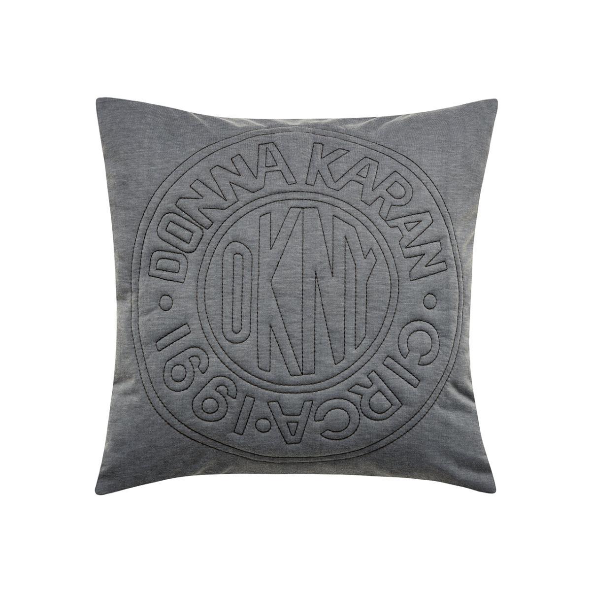 DKNY - Circle Logo Cushion - 45x45cm - Charcoal – image 1