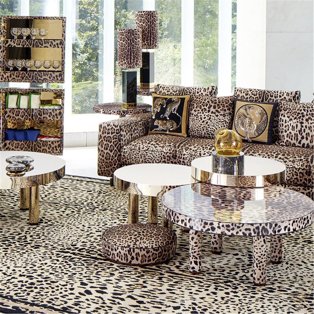 Leopard Silk Cushion - 45x45cm – image 2