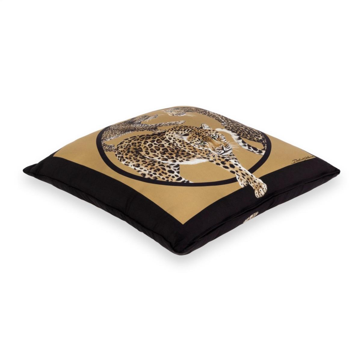 Leopard Silk Cushion - 45x45cm – image 3