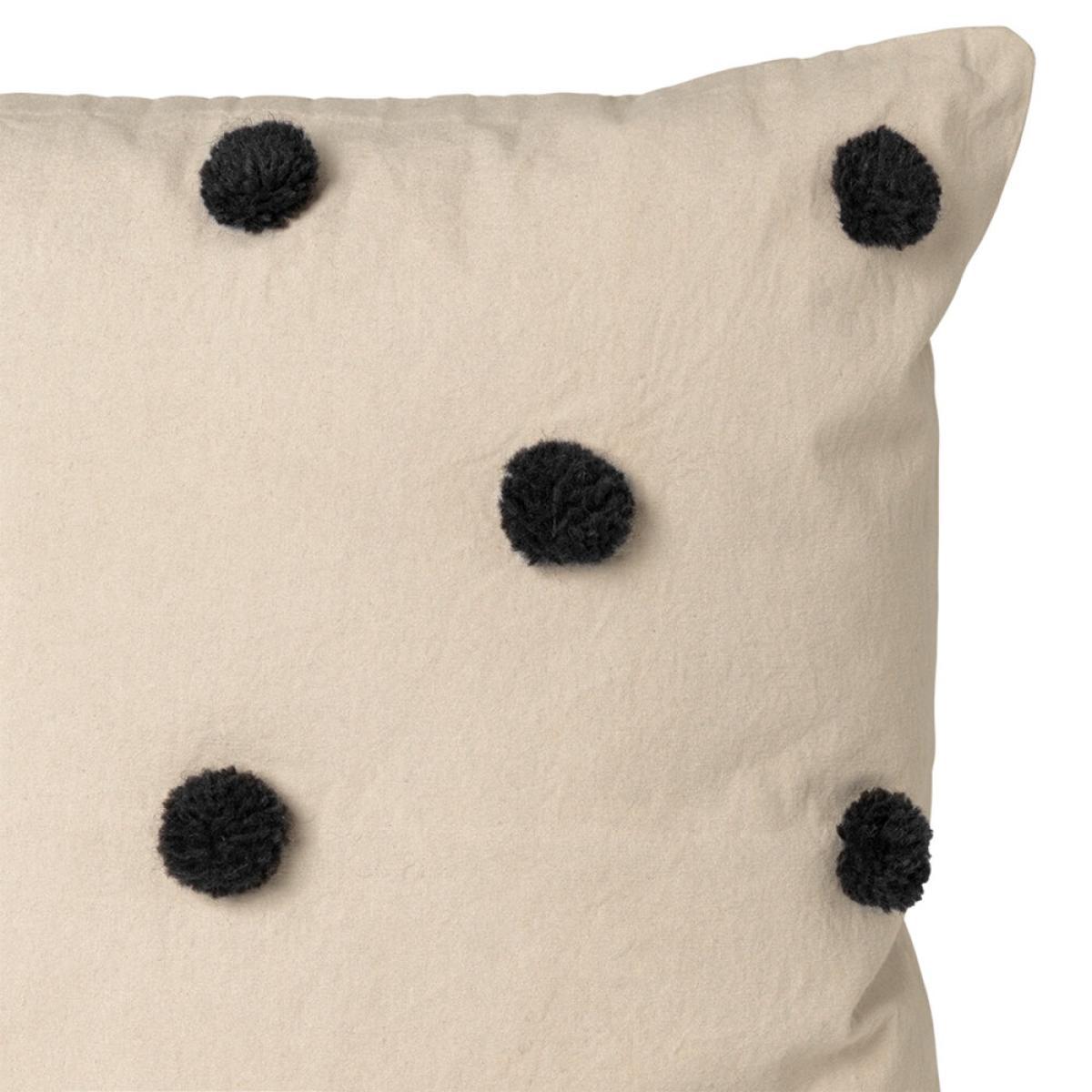ferm LIVING - Dot Tufted Cushion - Black Sand – image 3