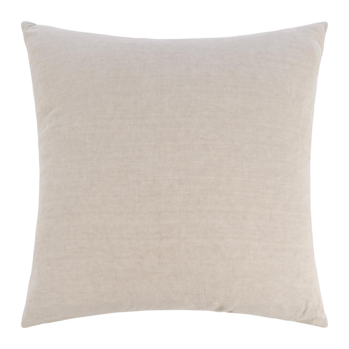 Lo De Manuela - Washed Linen Toile de Jouy Giraffe Cushion- Beige - 65x65cm – image 3