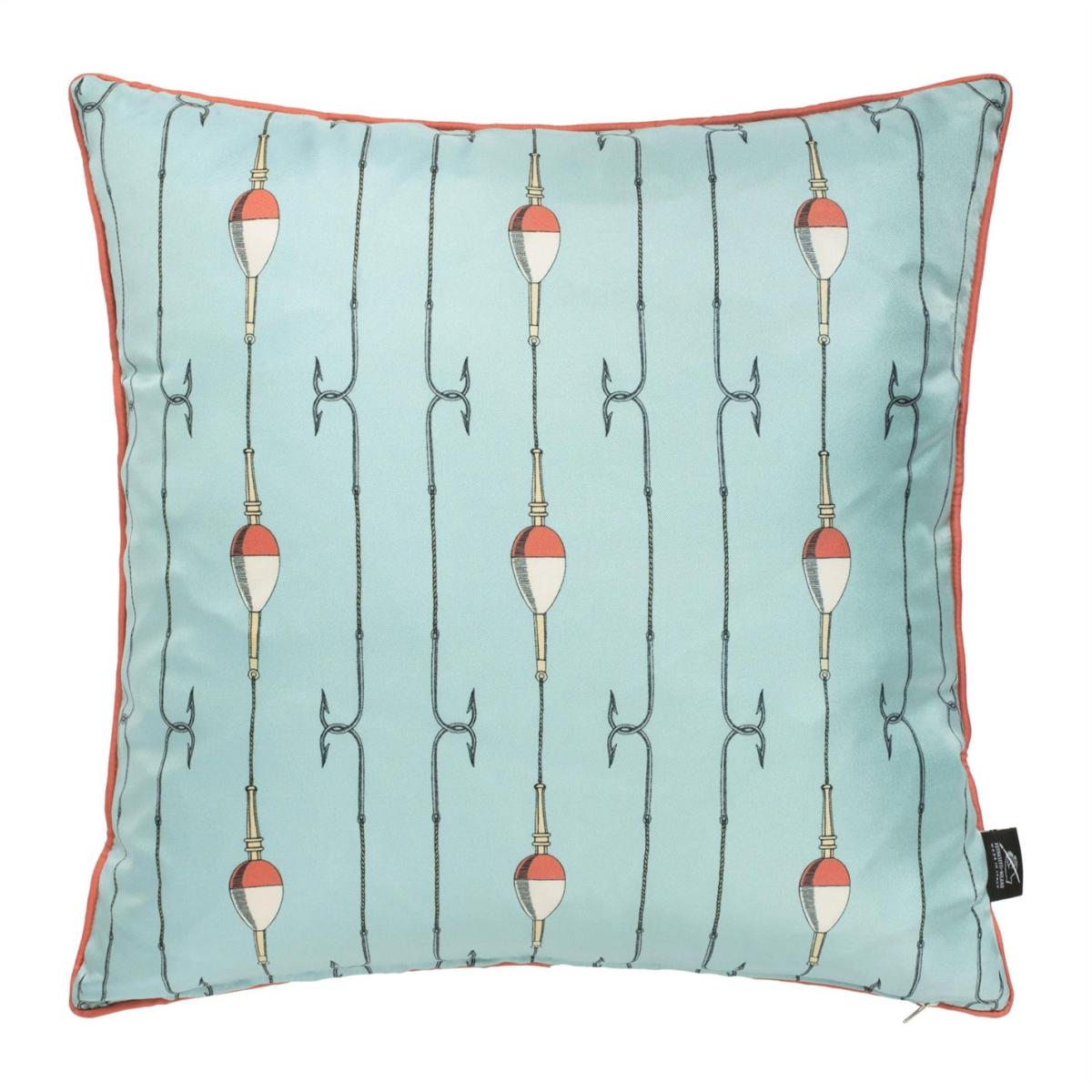 Grande Pesce Silk Reversible Cushion - Set of Two – image 4