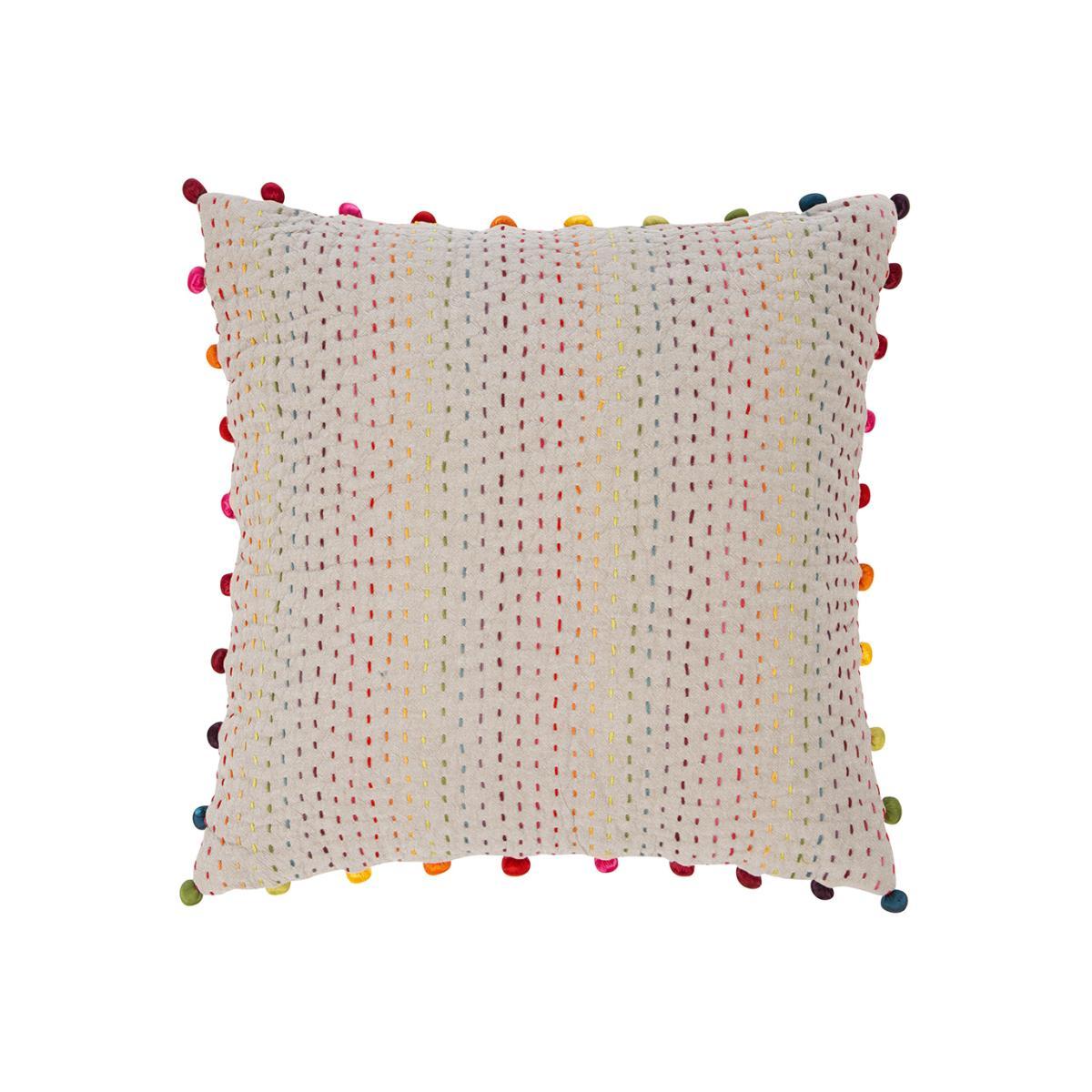 Vivaraise - Gastounet Cushion - Multicoloured - 45x45cm – image 1