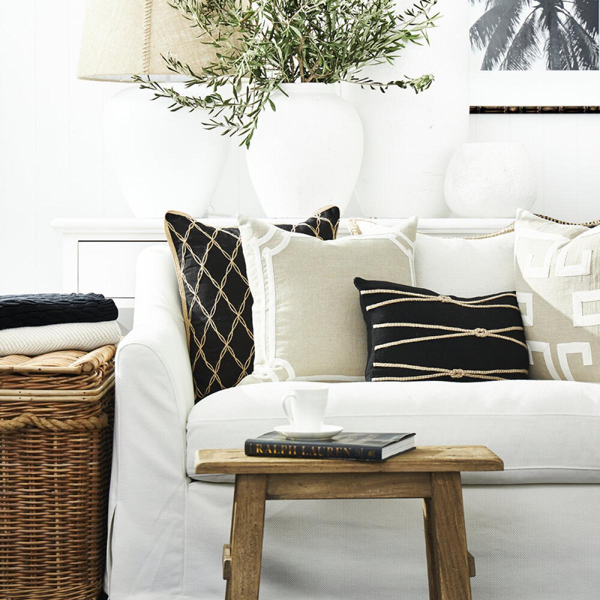 Paloma Living - Cannes Linen Cushion - 50x50cm - Sand – image 2