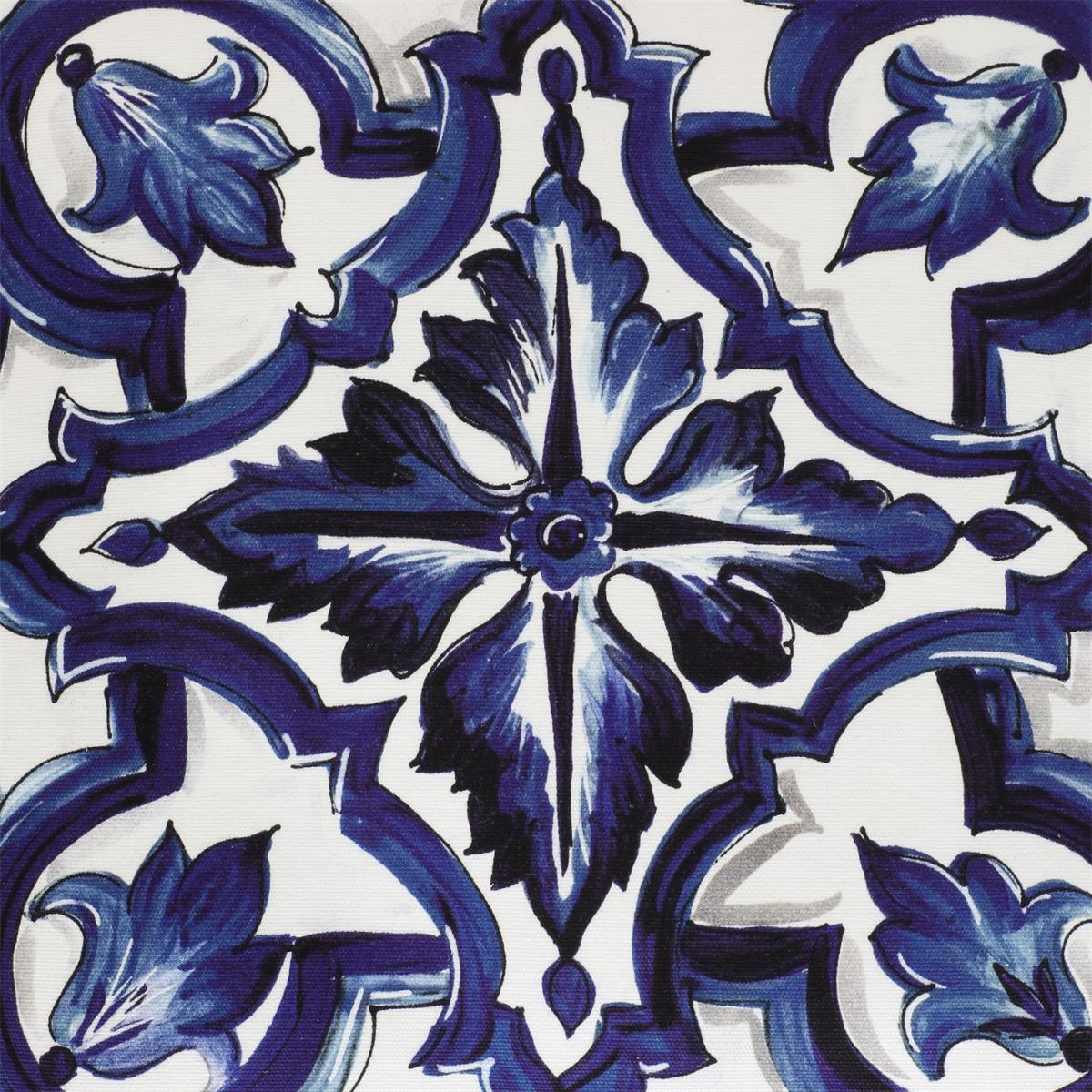 Blu Mediterraneo Canvas Cushion - 45x45cm – image 5