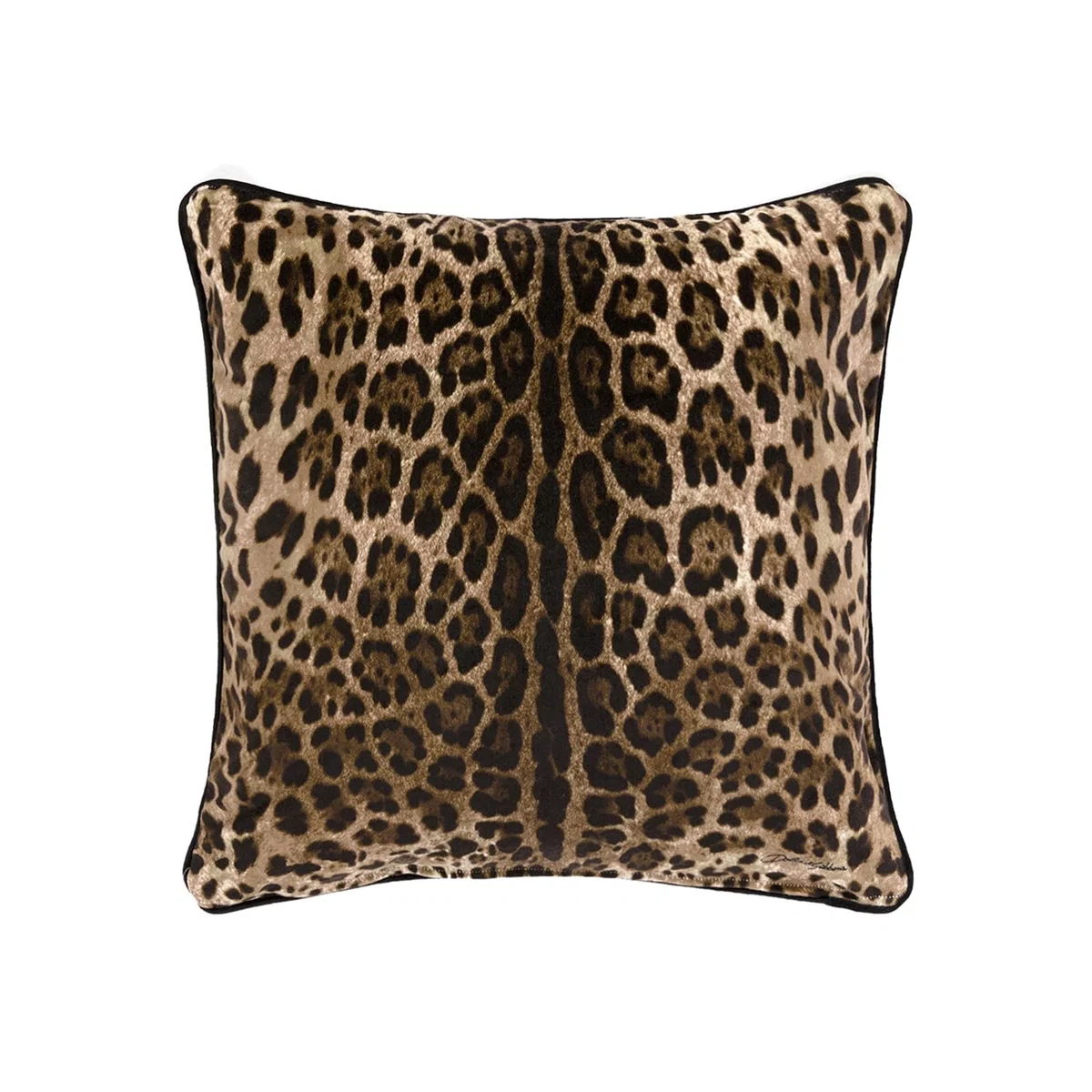 Leopard Velvet Cushion - 60x60cm – image 1