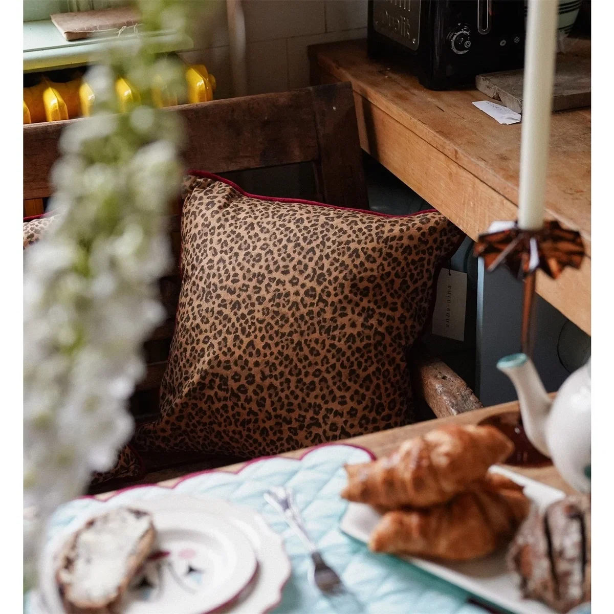 Anna Leopard Cushion – image 3