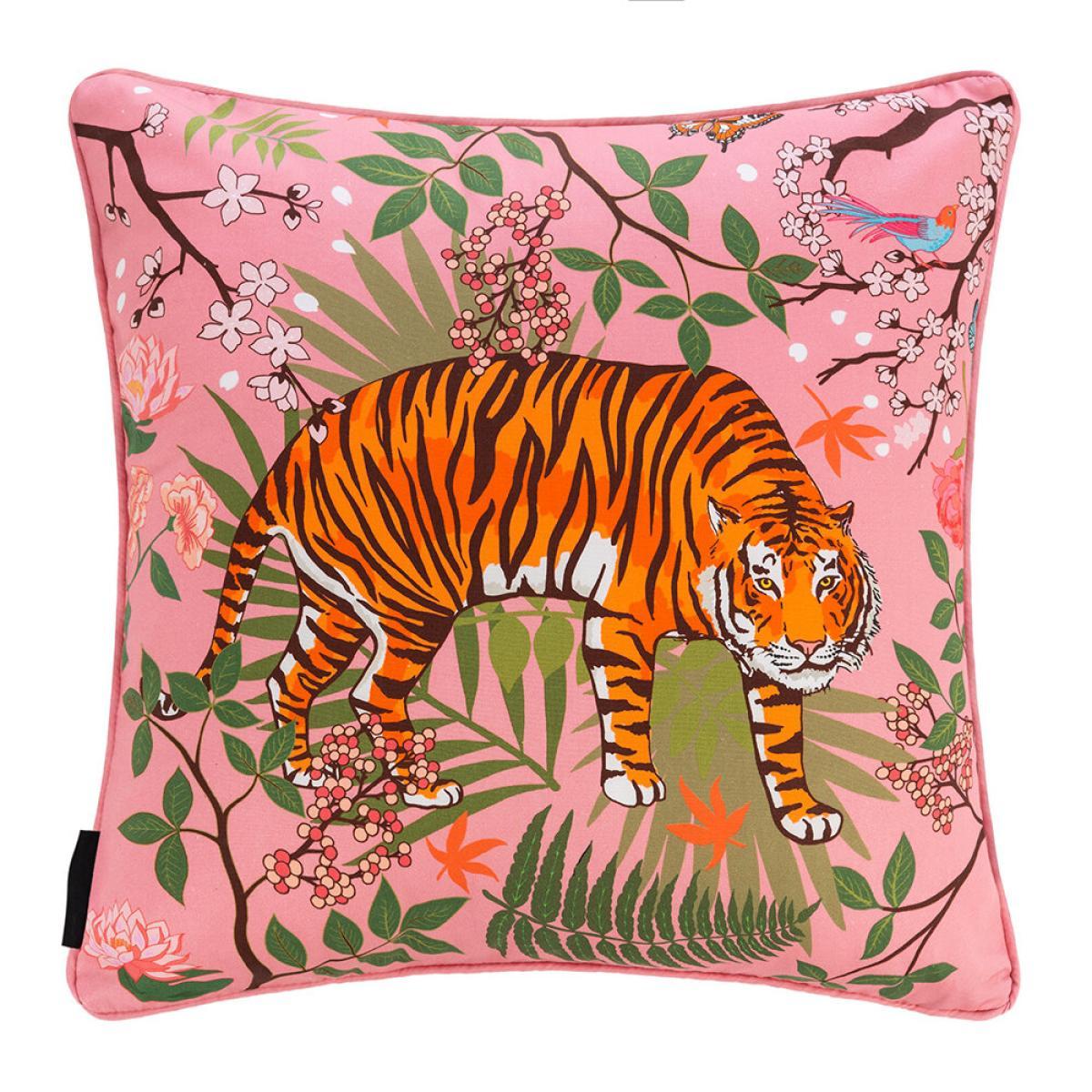 Karen Mabon - Tiger Blossom Cushion - 45x45cm – image 3