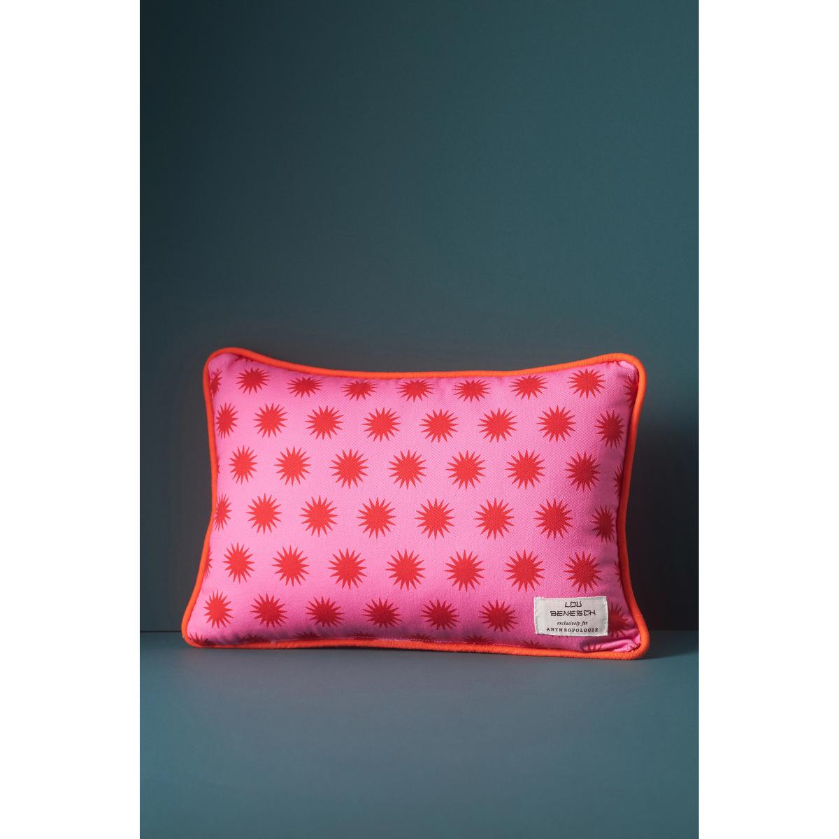 Lou Benesch Stargazer Cotton Embroidered Mini Zodiac Cushion – image 2