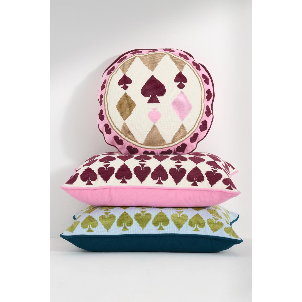 Ace Cotton Embroidered Needlepoint Cushion – image 2