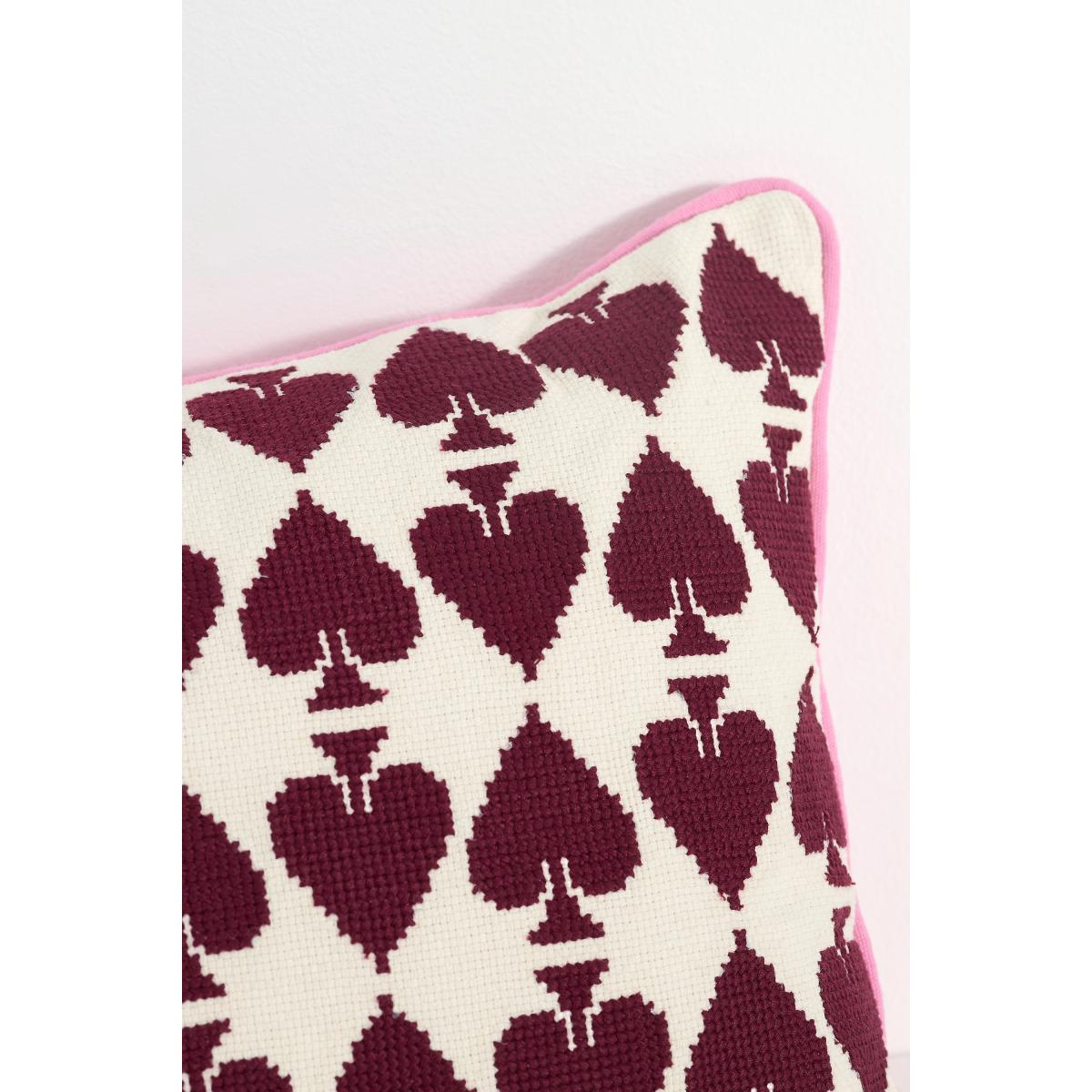 Ace Cotton Embroidered Needlepoint Cushion – image 4