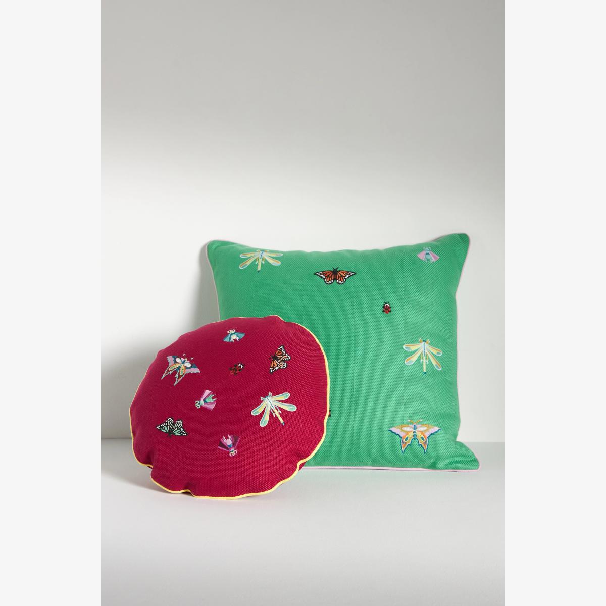 Bexley Embroidered Tapestry Square Cushion – image 1