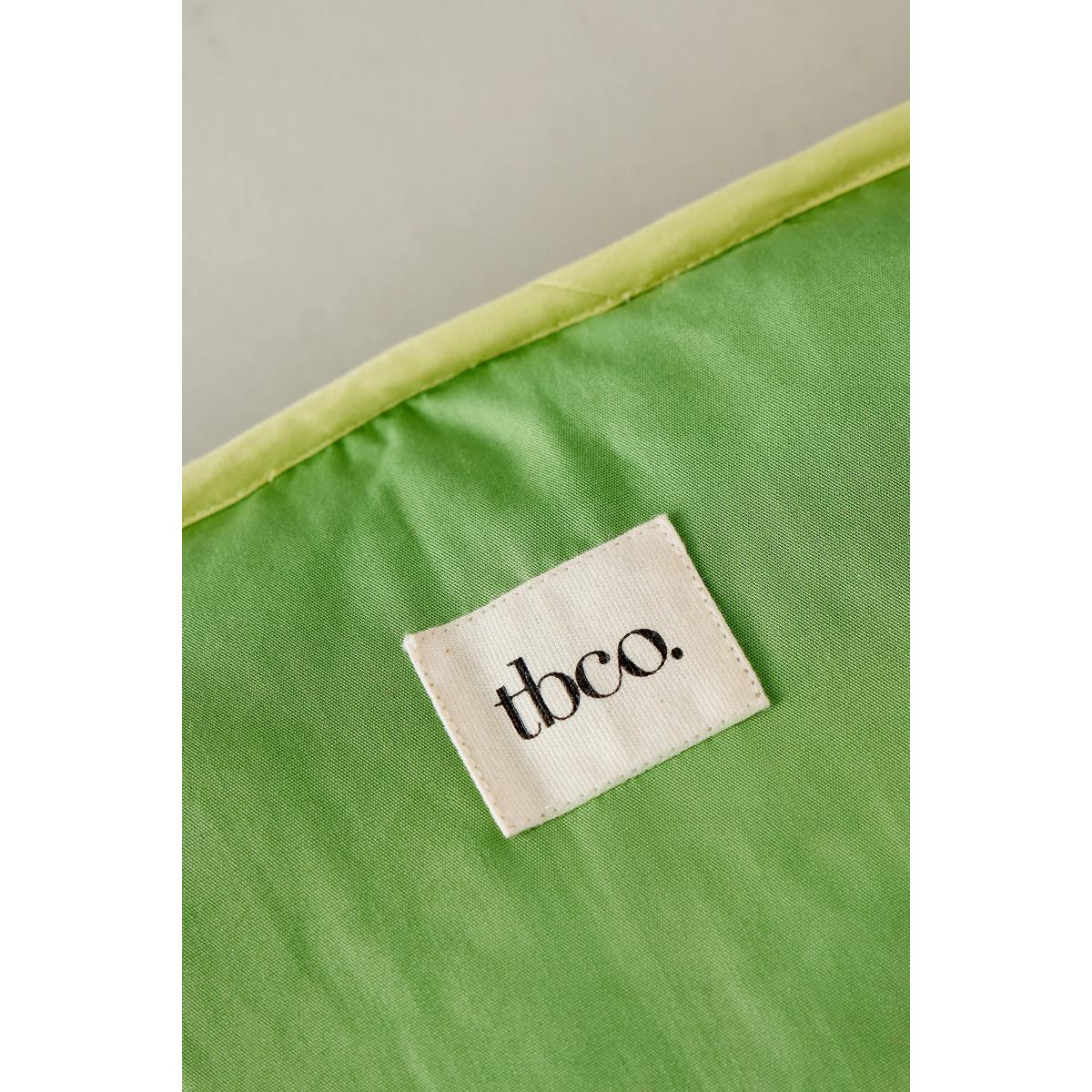 TBCo Green Argyle Rectangle Cushion – image 3