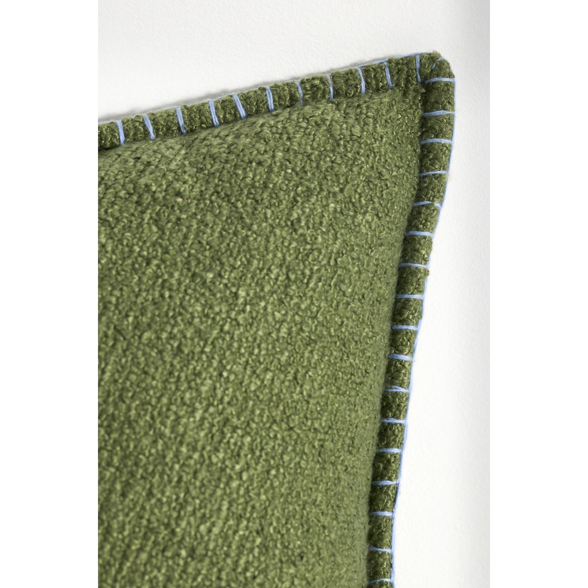 Curtis Bouclé Blanket-Stitch Cushion – image 3