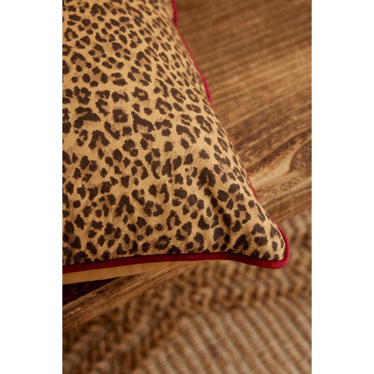Anna + Nina Leopard Print Cushion – image 5