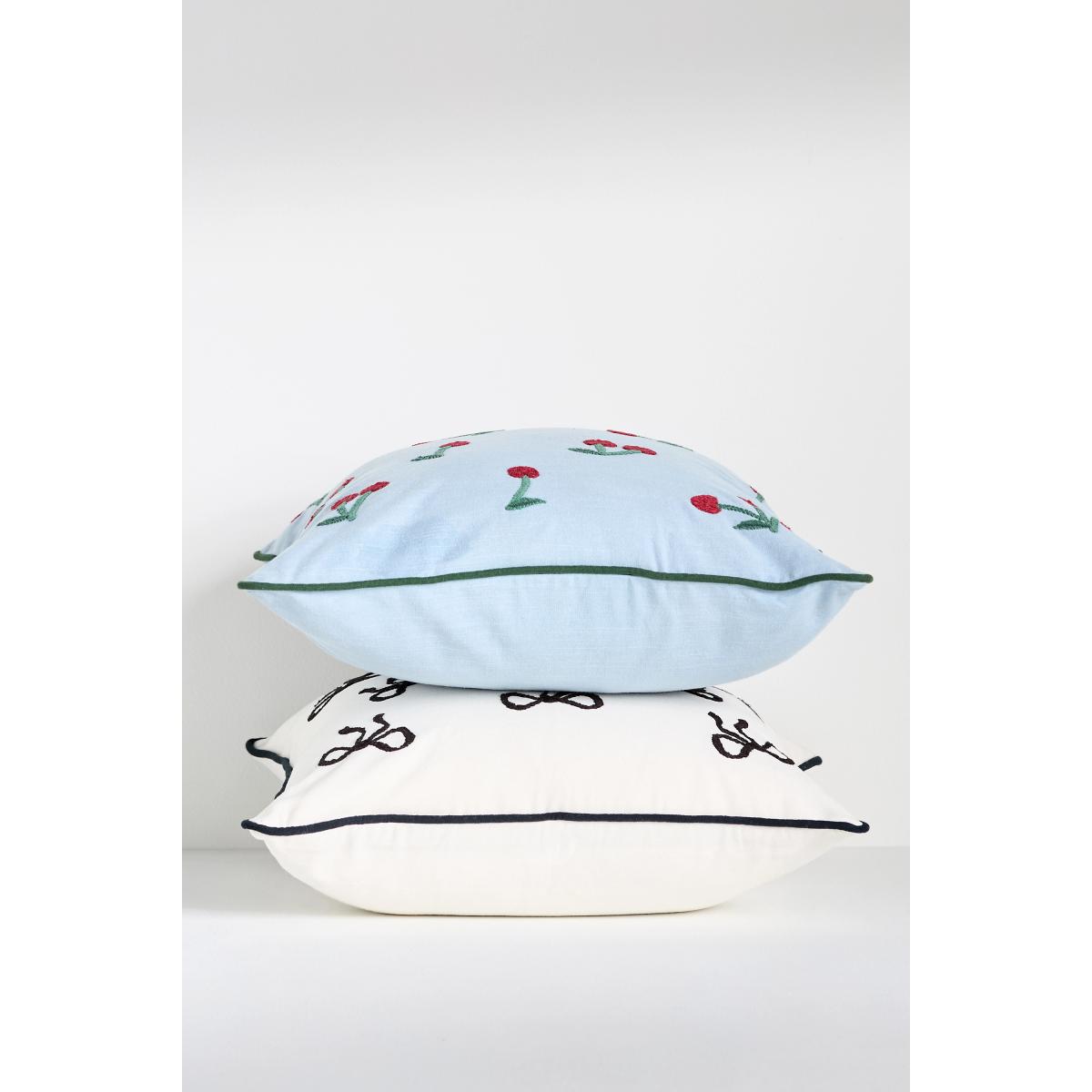Icon Cotton Embroidered Cushion – image 3