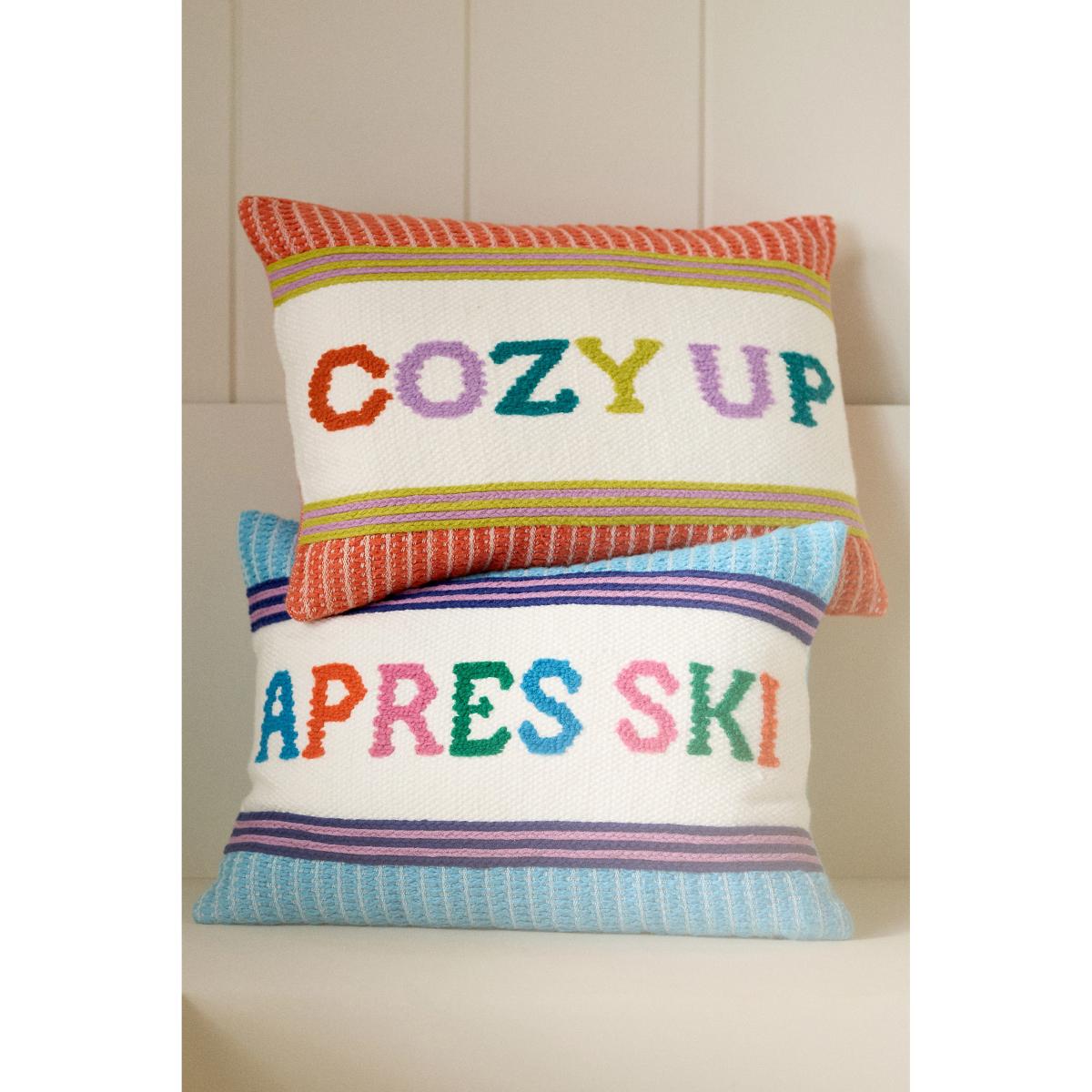 Alden Embroidered Cotton Cushion – image 2