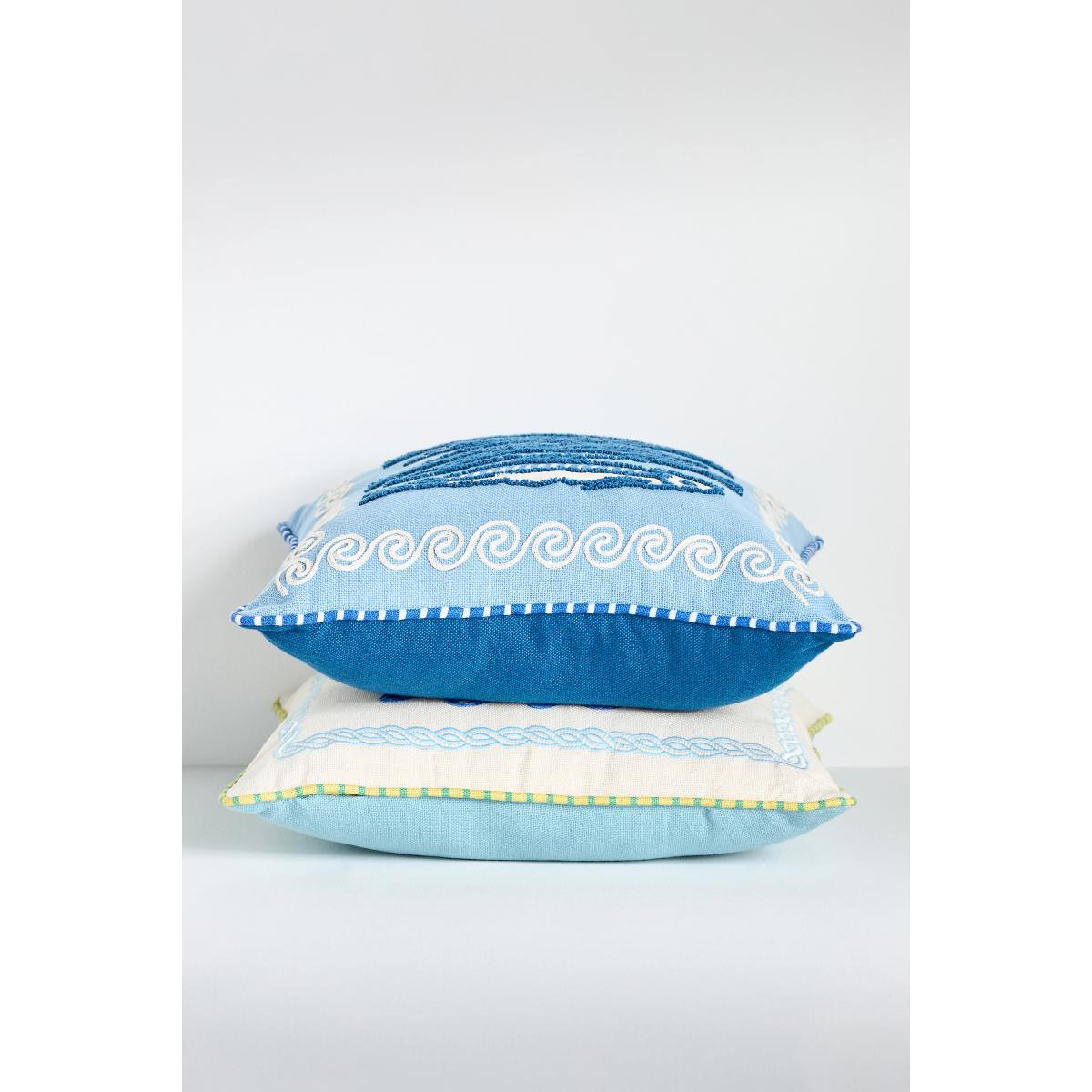 Soula Embroidered Indoor/Outdoor Cushion – image 3