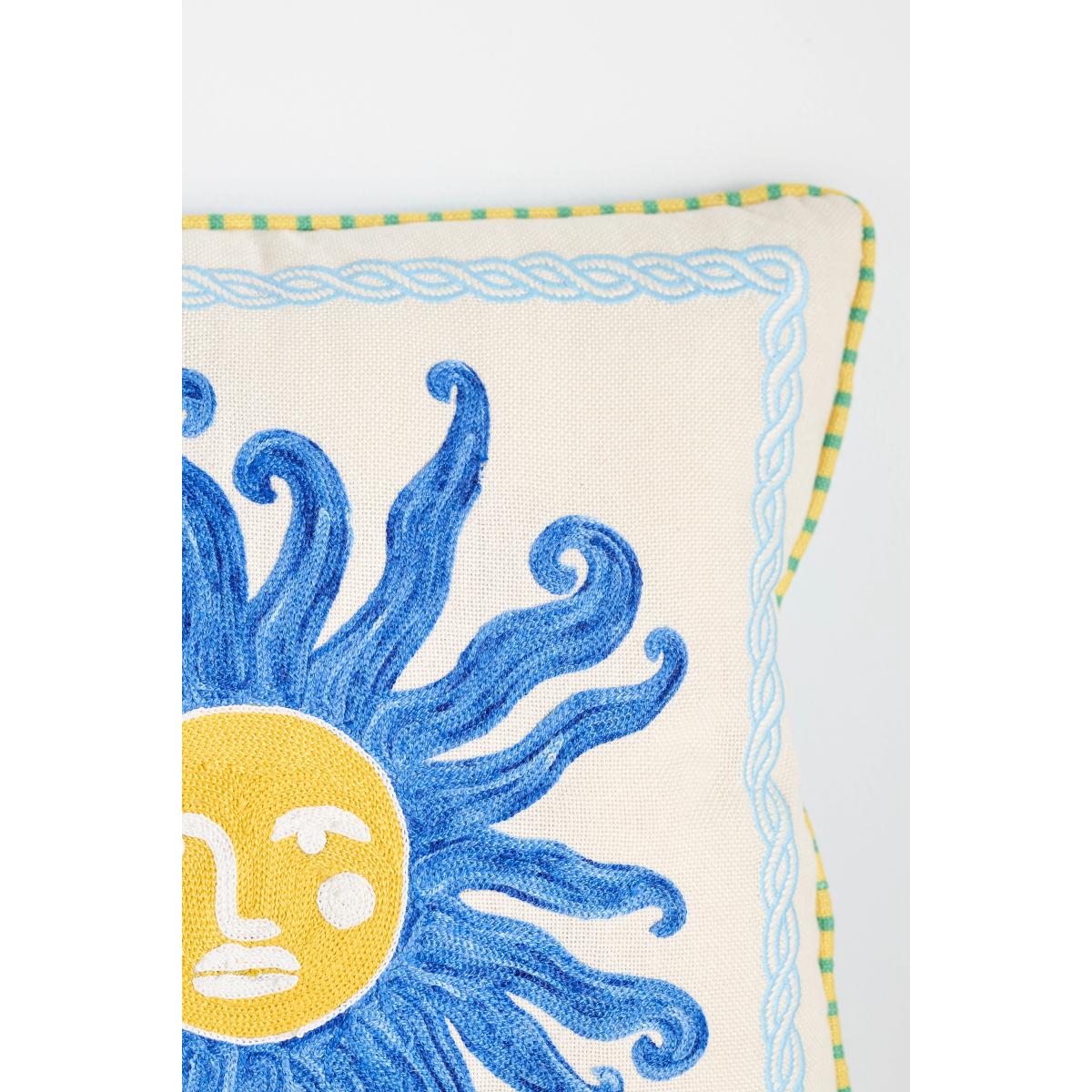 Soula Embroidered Indoor/Outdoor Cushion – image 5