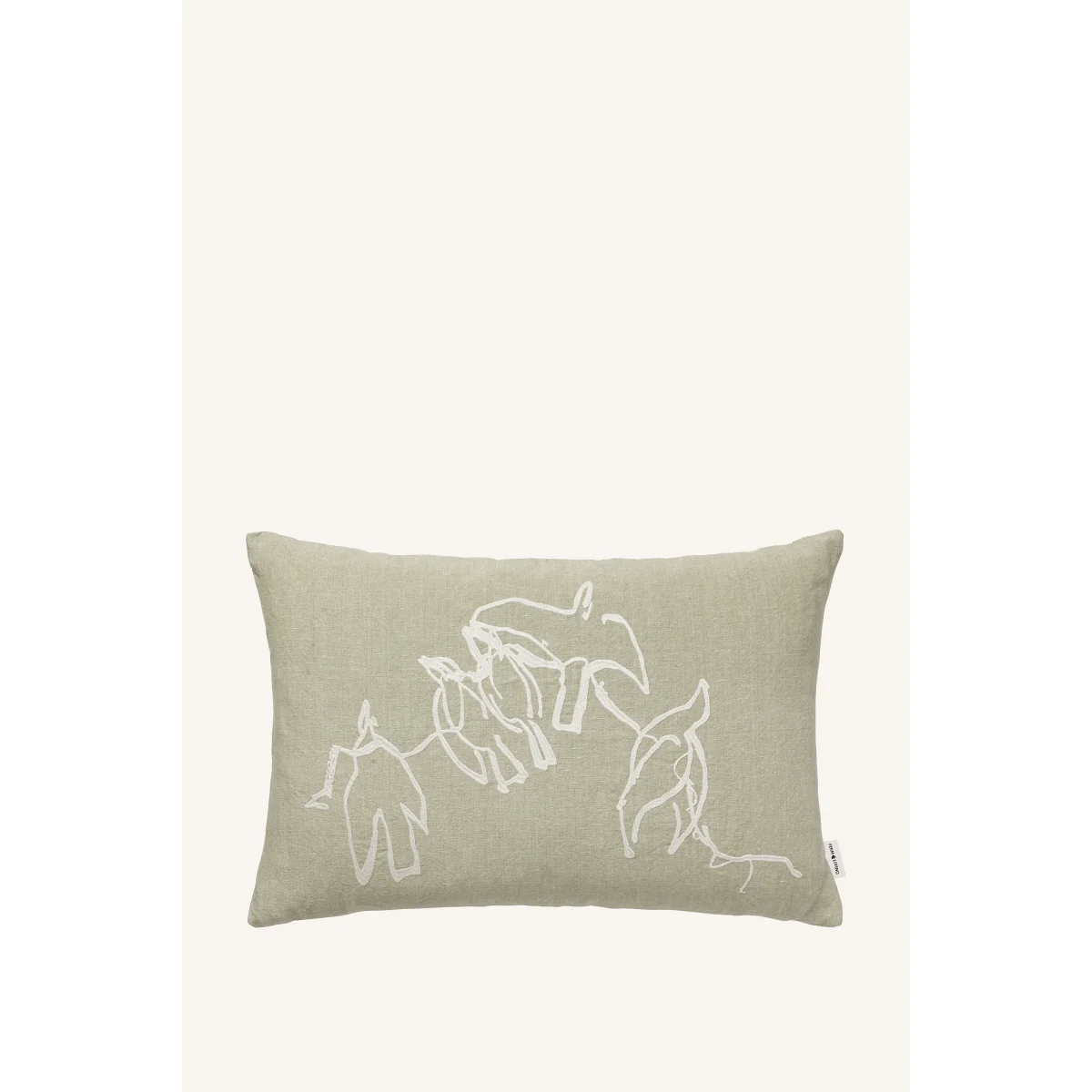 Ferm Living x Utzon - Can Lis Vuelo Cotton-Linen Cushion – image 2