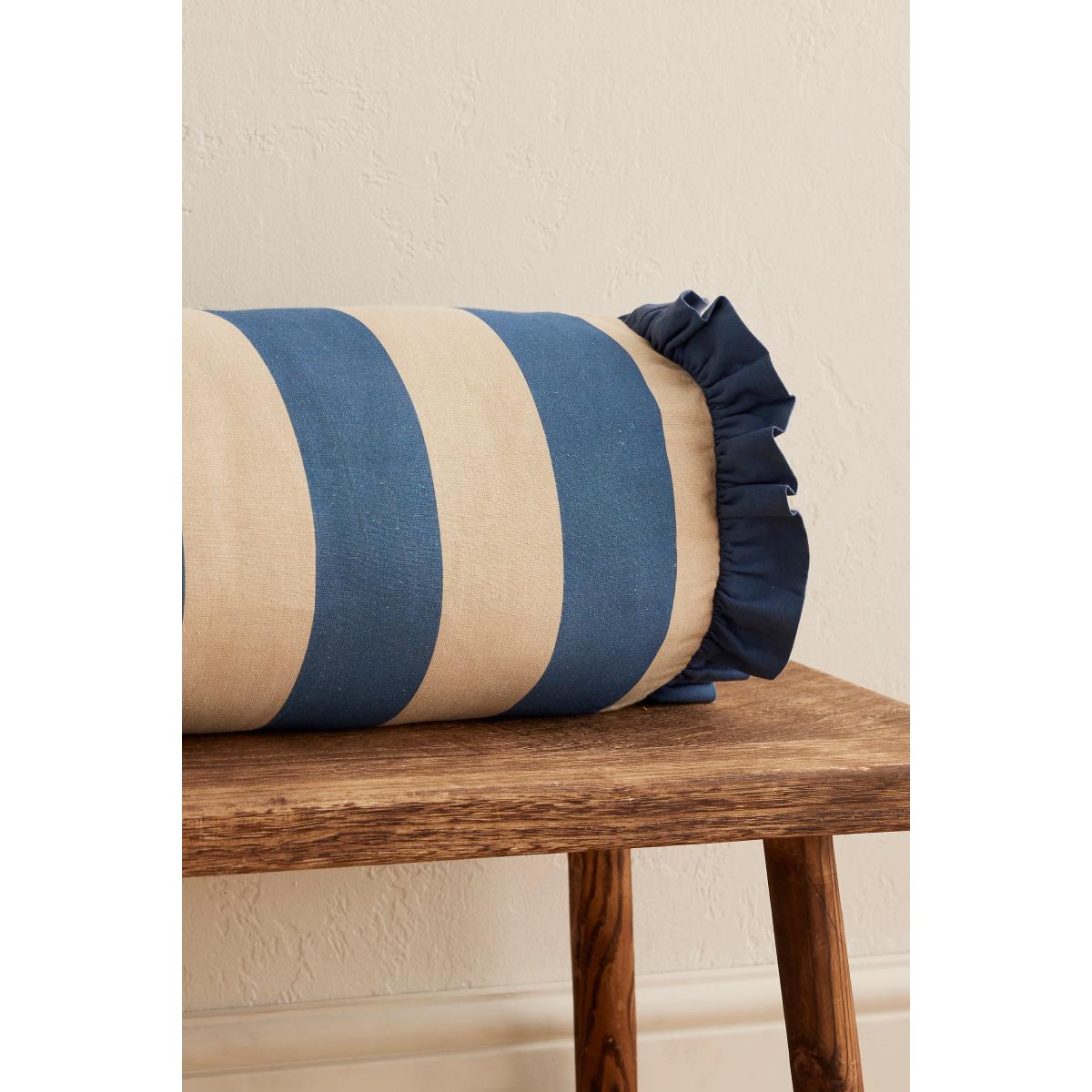 Anna + Nina Long Marinière Frill Cushion – image 2