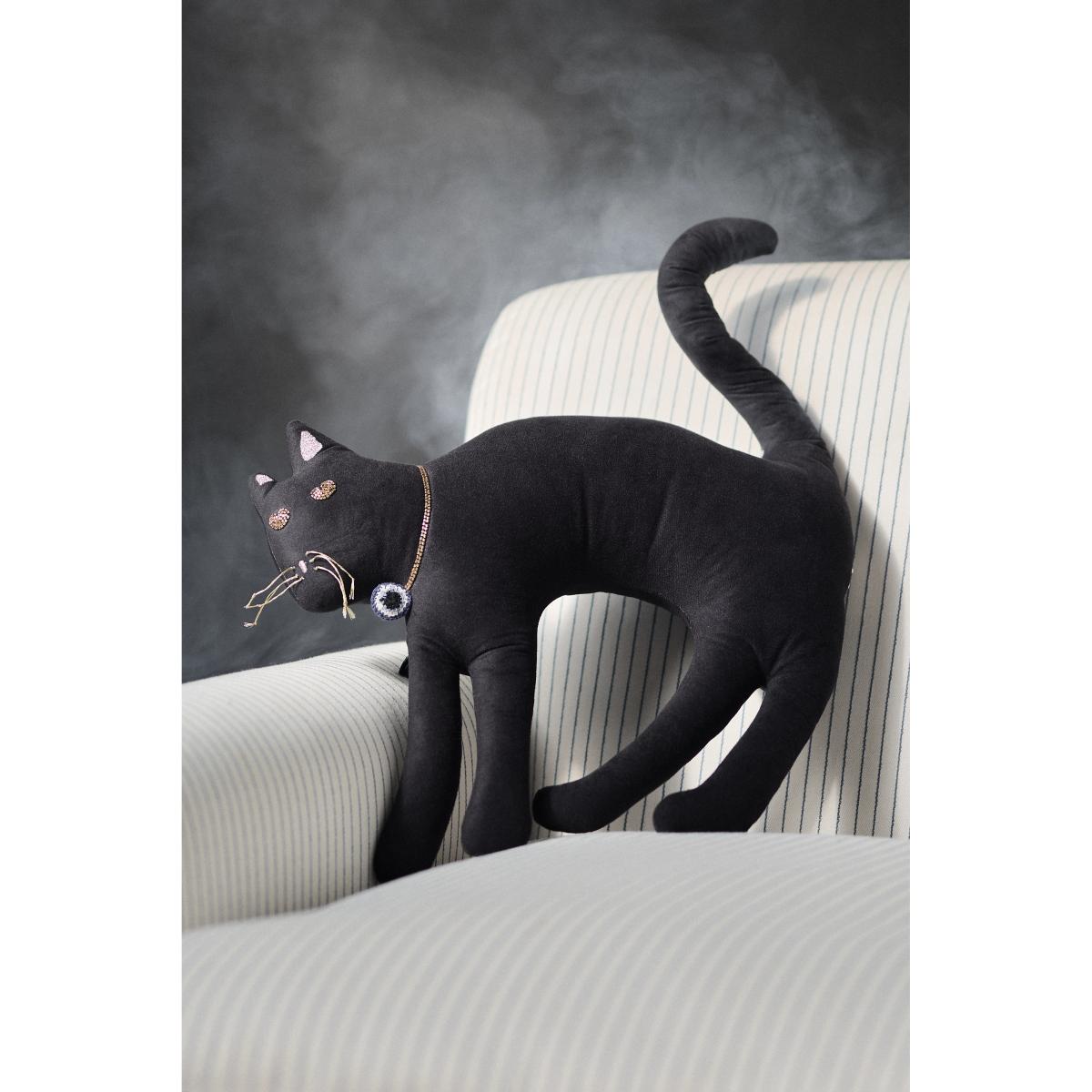Halloween Embroidered Shaped Cushion – image 2