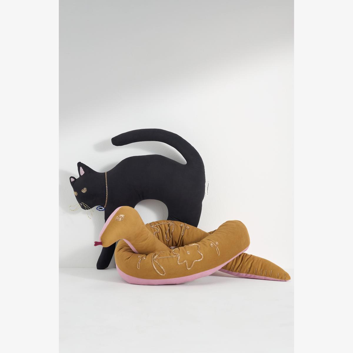 Halloween Embroidered Shaped Cushion – image 1