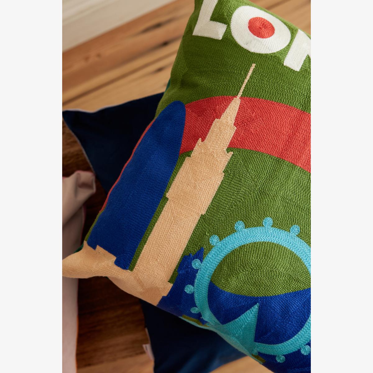 The Pillow Drop London Square Cushion – image 1