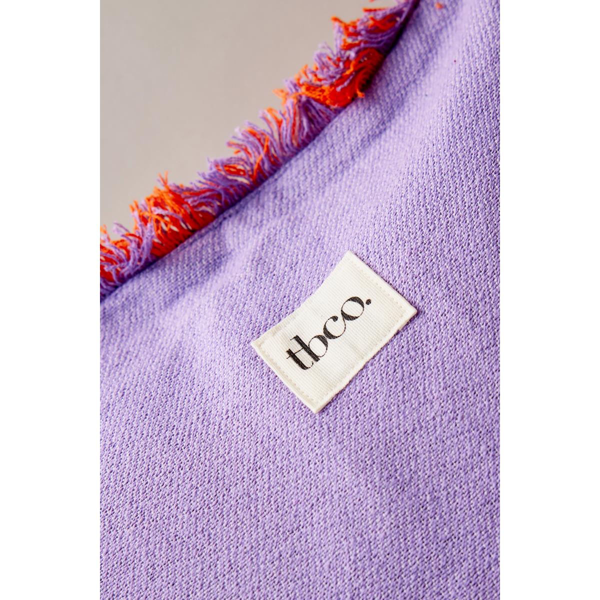 TBCo Lilac Houndstooth Cushion – image 3