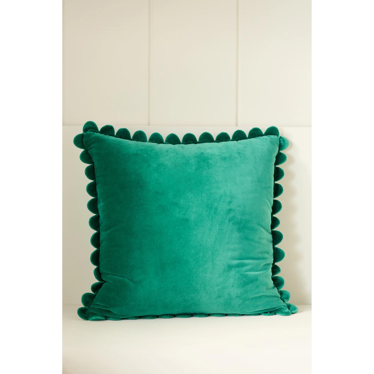 Cotton Velvet Striped Cushion – image 4