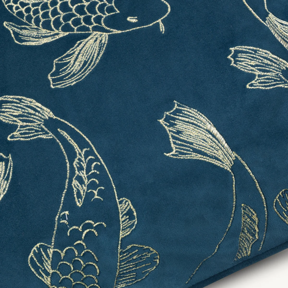 Rigel Embroidered Velvet Cushion – image 2