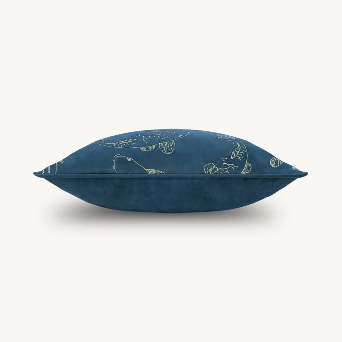 Rigel Embroidered Velvet Cushion – image 5