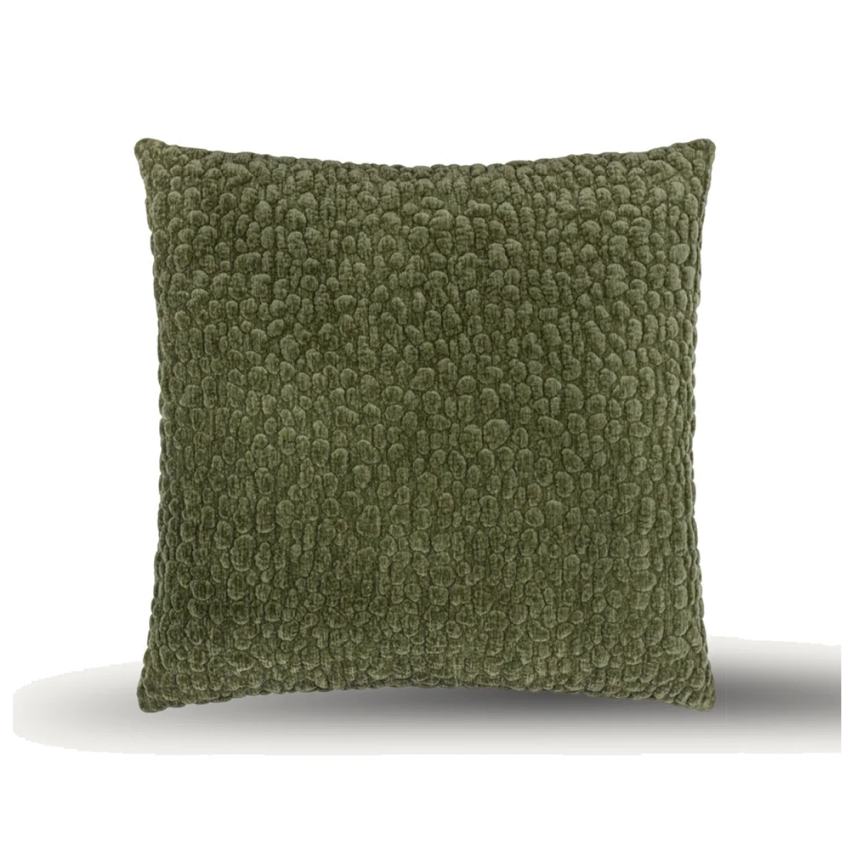 Solstice Chenille Cushion, Green – image 1