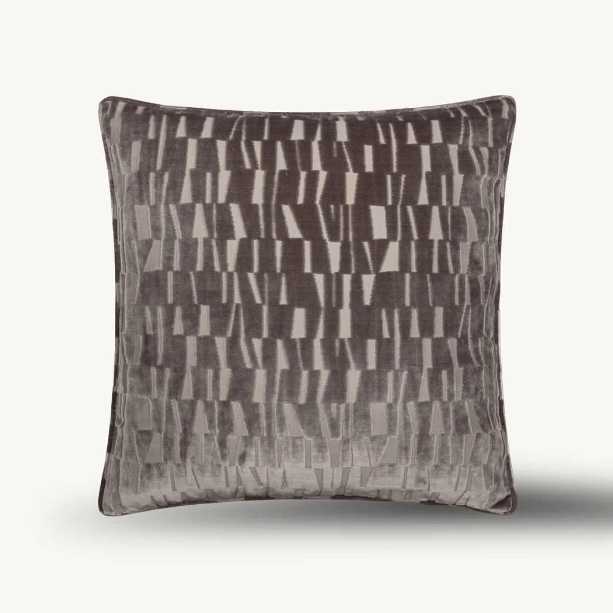 Titan Velvet Cushion, Beige – image 3