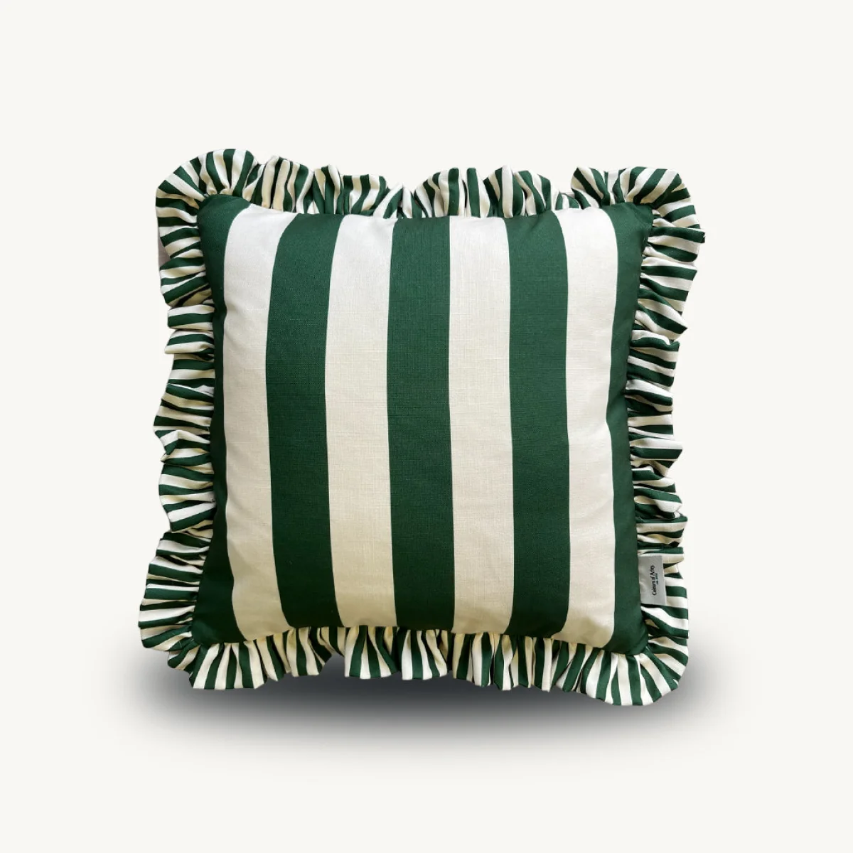 Colours Of Arley Cocktail Cushion - Pine & Coconut – image 2