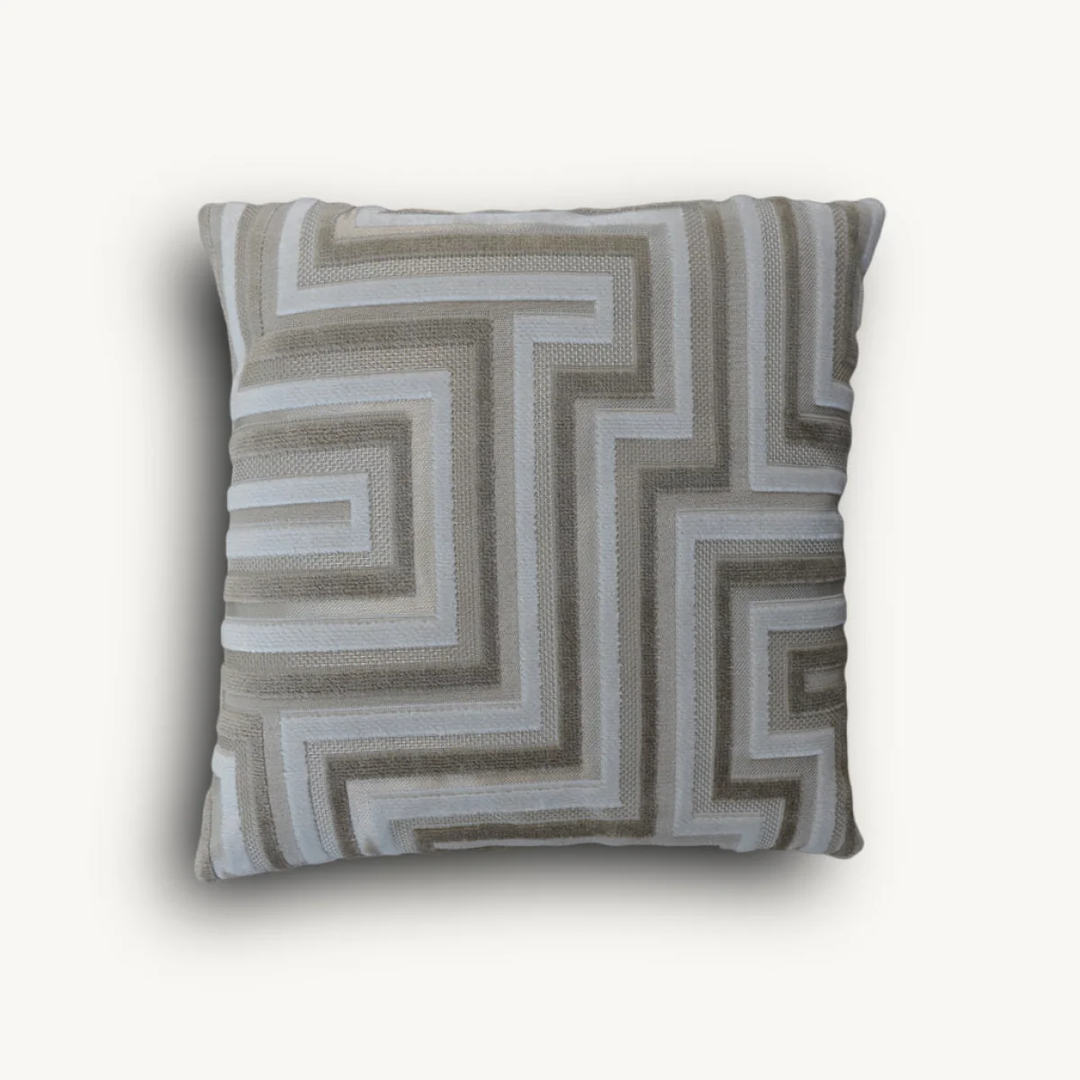Geometric Velvet Cushion – image 3