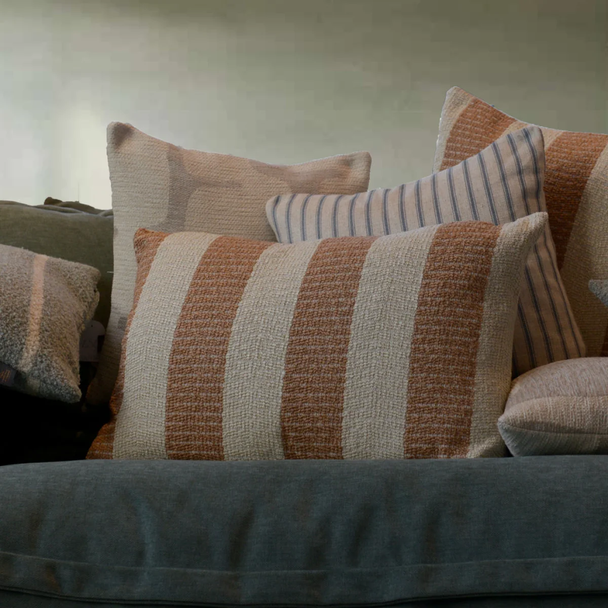 Halley Peach Sorbet Bolster Cushion – image 1