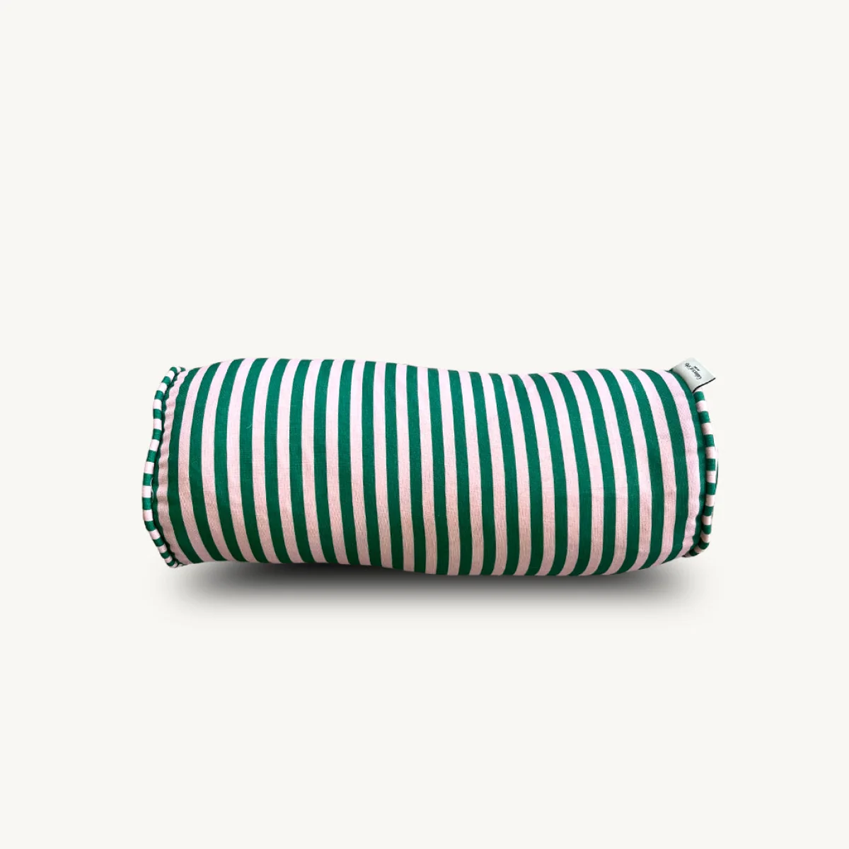 Colours Of Arley Bolster Cushion - Pink & Green – image 2