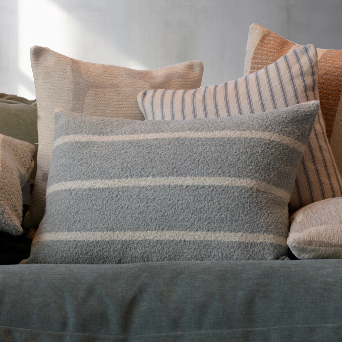 Nebula Bolster Cushion, Blue – image 1
