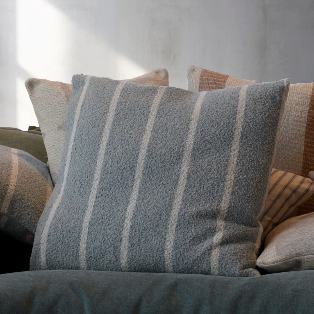 Large Nebula Cushion, Blue – image 1