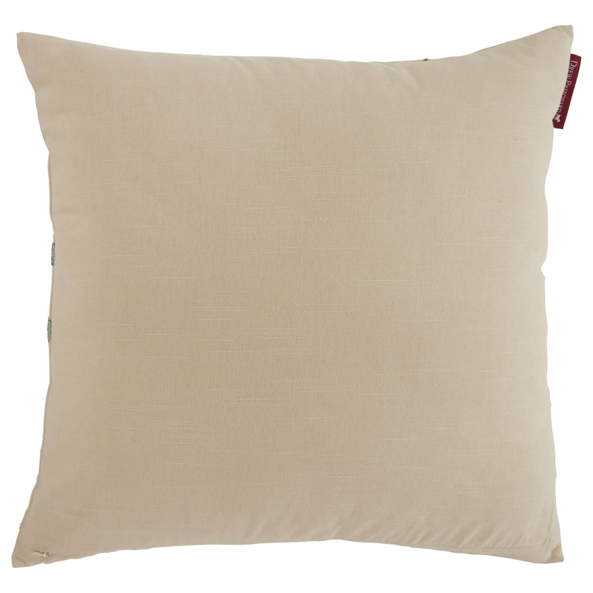 Drew Pritchard Embroided Chinosiere Cushion, Neutral | Drew Pritchard – image 4