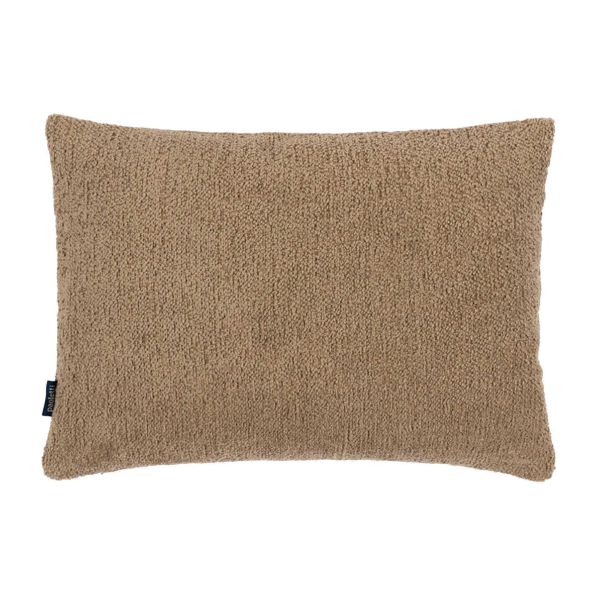 Sand Boucle Cushion, Square, Neutral Polyester | Barker & Stonehouse
